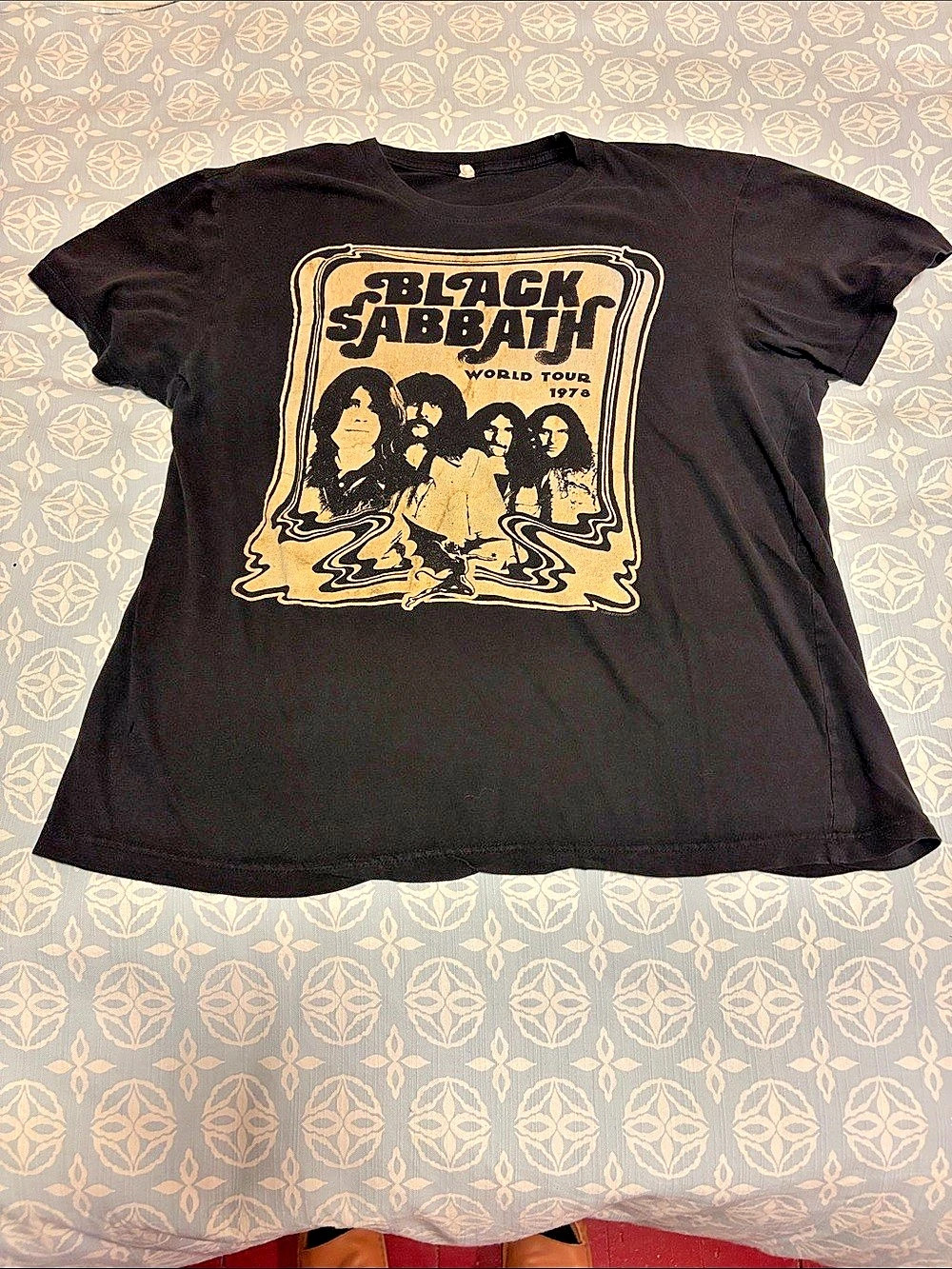 Black Sabbath World Tour 1978 2013 Band T Shirt Black XL Ozzy Osbourne